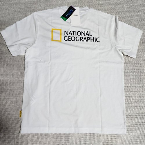 내셔널지오그래픽 N232UTS660 쿨맥스 스몰 로고 반팔 티셔츠 WHITE 2