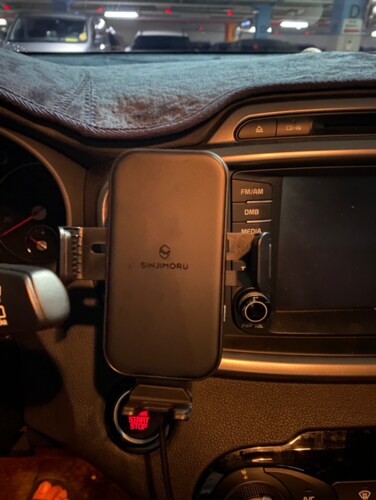오그랩엑스 FOD 15W 차량용 핸드폰 휴대폰 고속 무선 충전 거치대