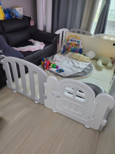 [아이팜] 퍼스트 베이비룸 10P 세트 유아 안전가드 아기 울타리