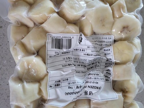 [딜라잇가든]냉동바나나(슬라이스)1kg  x 5