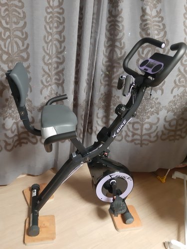 엑스바이크 오브제 실내 자전거 유산소 운동 기구 바이크 접이식 와이드형