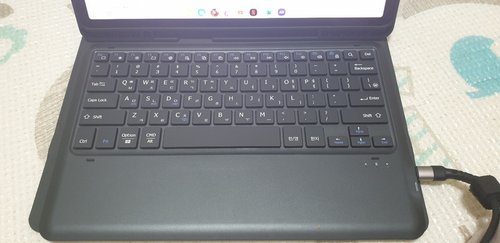 데이웍스 갤럭시탭 S7 FE S7+ S8+ 플러스 블루투스 키보드 태블릿 케이스 DNT-KBS12