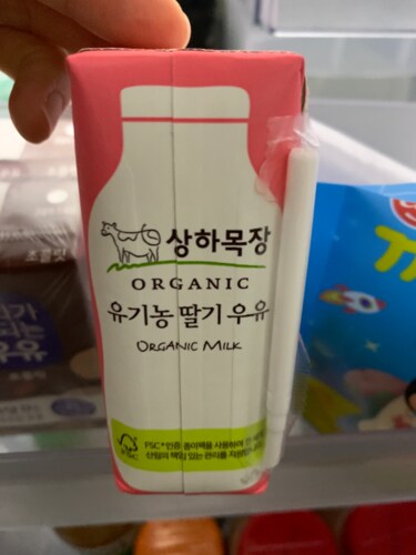 상하목장 유기농 멸균딸기우유 125ml*4