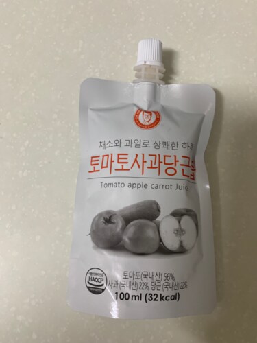 [경상북도][김재식헬스푸드] 토마토 사과 당근즙 100ml 30팩 1박스