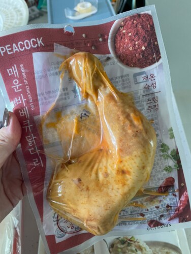 [피코크] 매운 바베큐 닭다리 165g