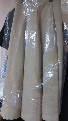 comos 871 unbalance pleats flared skirt (2color)