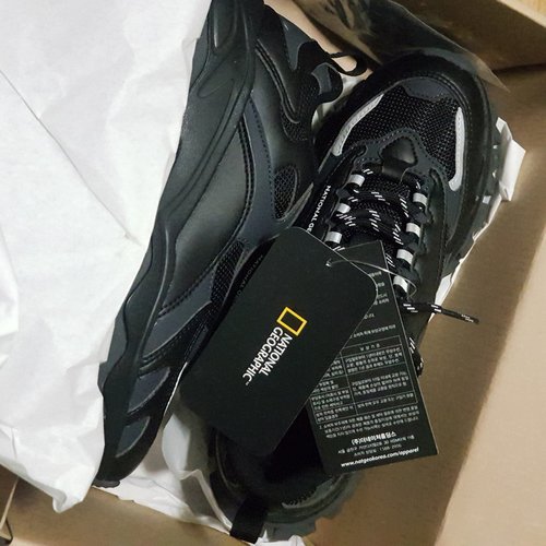 내셔널지오그래픽 신발 N995AFW390 트리핀 라이노 어글리 슈즈 BLACK