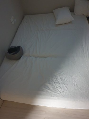 휴도 포근한 연화 14cm 3단 접이식 침대 매트리스 바닥 토퍼 Q 퀸
