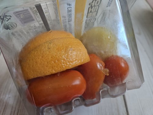 프레쉬컬렉션 과일한컵 옐로우 300g (오렌지+골드키위+대추방울토마토)