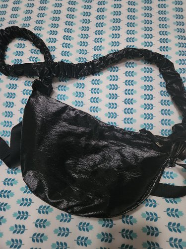 Daily Shirring Bag S Sleek Black
