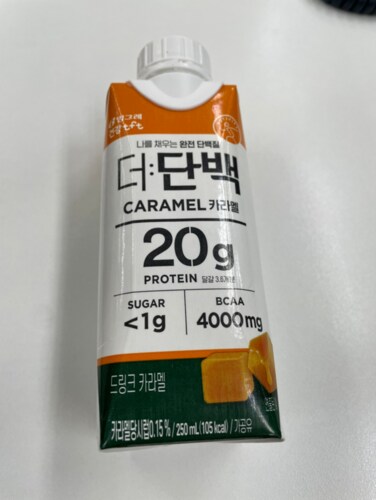 [빙그레] tft 더단백 프로틴 드링크 카라멜 (250ml*18)