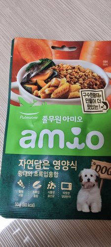 아미오 독 자연담은영양식 황태&초록입홍합 50g