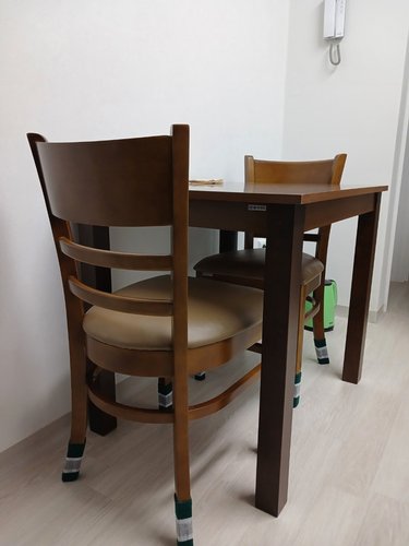 [동서가구] WO모던 우드 원목 2인용 식탁 테이블 세트 (의자 포함) DF639245