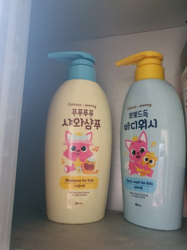 베비언스 핑크퐁 샤와샴푸 380ML