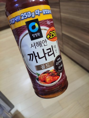 [청정원] 서해안까나리액젓 750g+250g