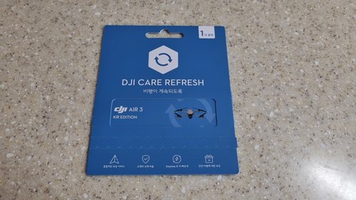 DJI Care Refresh 1년 플랜 (DJI Air 3)