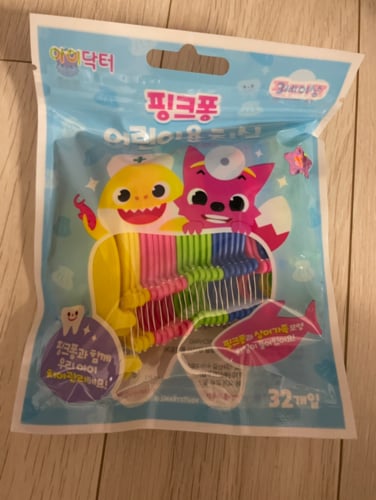 핑크퐁 어린이용 치실 (32개입)