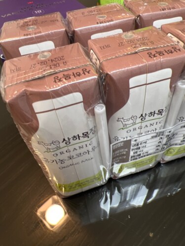 상하목장 유기농 멸균코코아우유 125ml*4