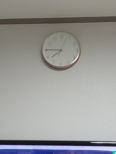 심플로즈골드벽시계