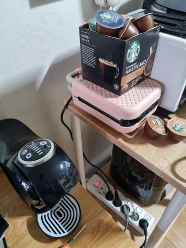 [스타벅스패키지]돌체구스토 캡슐 커피머신 지니오 S 플러스 + 웰컴키트