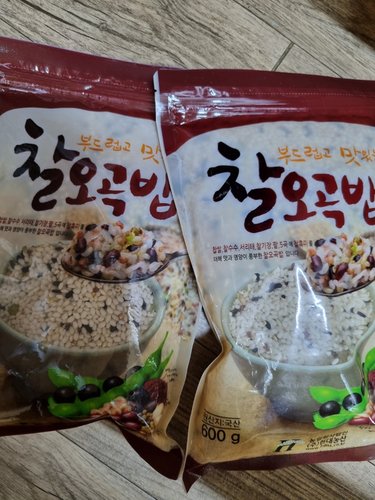 국산 찰오곡밥 1.2kg (600gx2봉)