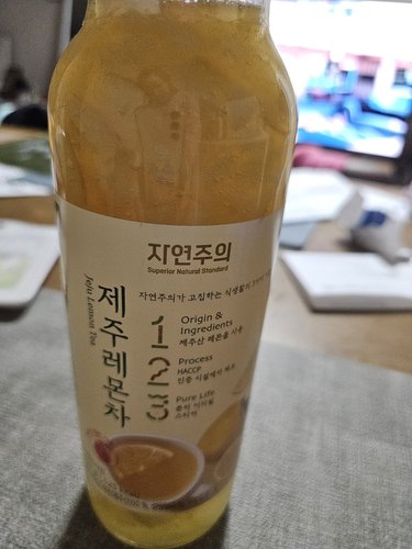 자연주의 제주레몬차 610g