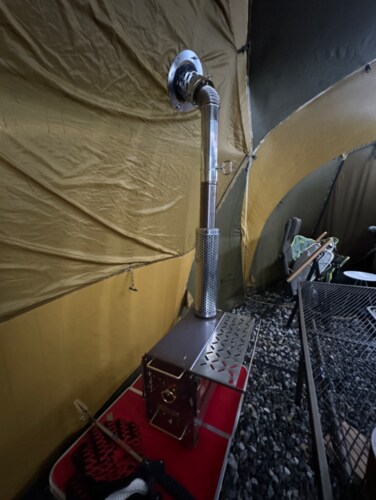 【해외직구】네이처하이크 날개형 탁상 화목난로 CNK2300CW021 화로대 캠핑 조리 불멍