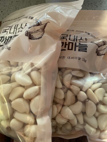 24년 국내산 대서 햇 깐마늘 2kg(중) 무료배송!
