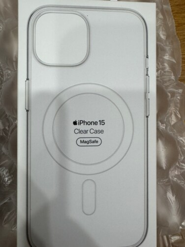 애플 정품 아이폰 15 클리어 케이스 투명 MT203FE/A
