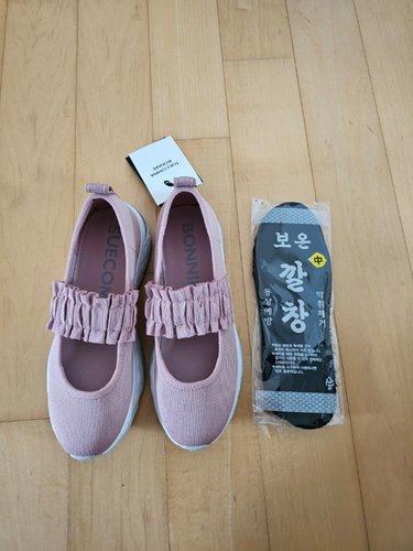 [슈콤마보니] SUECOMMA BONNIE DA4DS24001PIK Mary run ruffle sneakers(pink)
