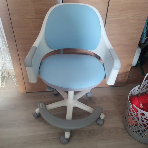 시디즈 링고 초등학생 어린이 의자 + 등좌판 커버 세트 (발받침 포함)