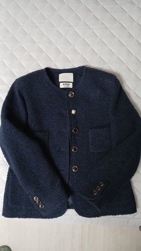 [TWEED] Boucle Buttoned Tweed Jacket_4color