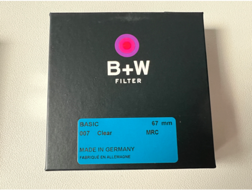 [정품] 슈나이더 B+W BASIC MRC 007 Clear 67mm 렌즈 필터