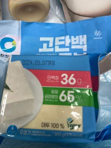 청정원 고단백두부 300g