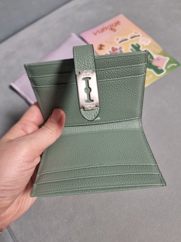 Magpie Card wallet (맥파이 카드지갑) Moss green VQB3-1CW607-1MGXX