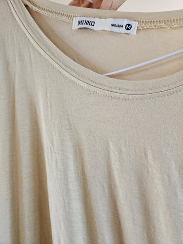[미쏘]모달 U넥 무지 티셔츠(MIWHWA730C)