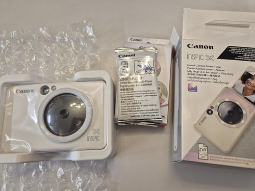 캐논 인스픽S2 20매패키지 / 즉석카메라 프린터 ZV-223A 휴대용 포토프린터 스마트폰 사진인화