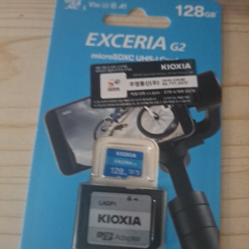 [키오시아 공식총판] 키오시아 엑세리아 G2 마이크로SD 128GB miroSD (어댑터 포함)