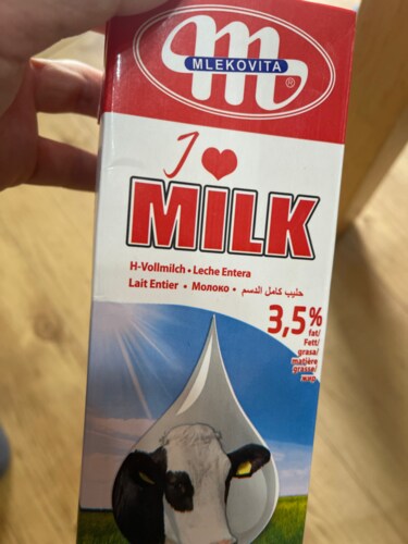 믈레코비타 폴란드 수입멸균우유 1000ml 12개