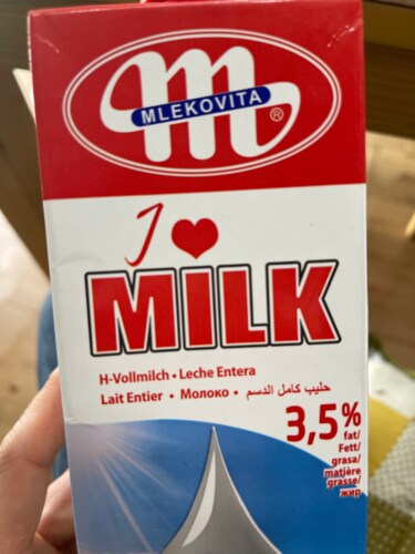 믈레코비타 폴란드 수입멸균우유 1000ml 12개