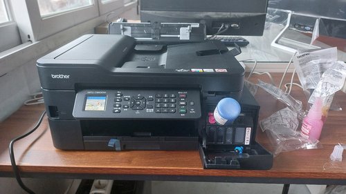 브라더 MFC-T920DW + 추가 잉크 1세트(BT7500BC) 패키지 상품 팩스 인쇄 복사 스캔 WiFi