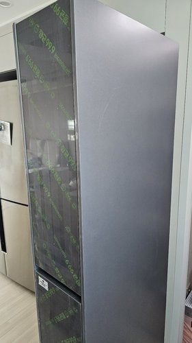 랩소디 슬라이딩 냉장고 틈새 수납장 일체형 300