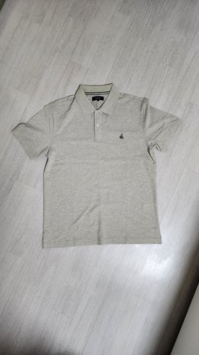 [니플밴드 증정]  24SS (Essential) 남녀공용 수피마 코튼 피케 티셔츠 - 베이지(BC4242E01A)