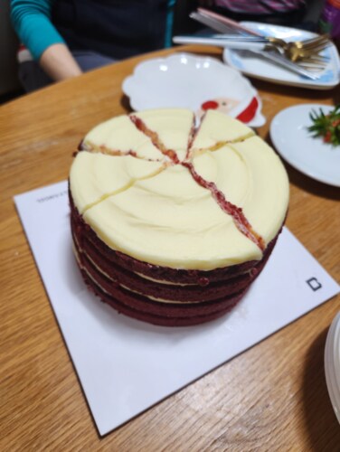 빌리엔젤 레드벨벳 케이크