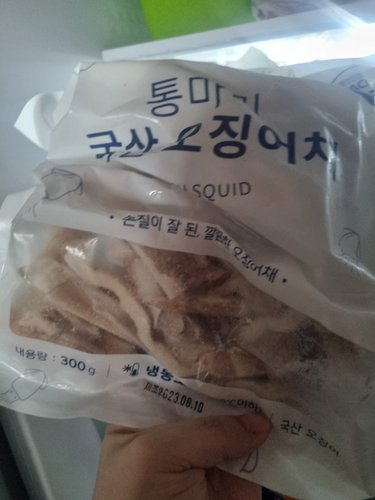 [냉동][국산] 통마리 국산 오징어채(300g)