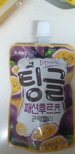 로엘 팅글 4kcal 곤약젤리 패션후르츠맛 80g 1팩