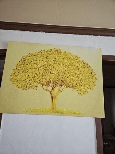 [더아트컴퍼니] 돈들어오는 그림 황금 돈나무그림 재물운 행운 풍수그림 럭셔리 액자