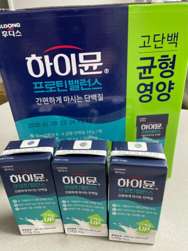 하이뮨 산양유 프로틴 밸런스 음료 190ml 48팩 /단백질음료