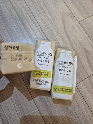 상하목장 유기농 우유 500ml (125ml*4입)
