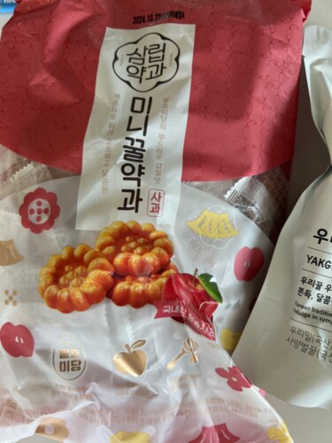 삼립 사과맛 미니꿀약과 500g